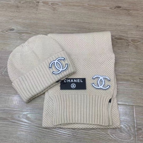 Chanel Hat and Scarf Set #1265280 $45.00 USD, Wholesale Replica Chanel Hat and Scarf and Glove Set