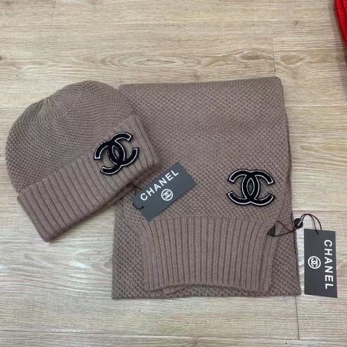 Chanel Hat and Scarf Set #1265281 $45.00 USD, Wholesale Replica Chanel Hat and Scarf and Glove Set