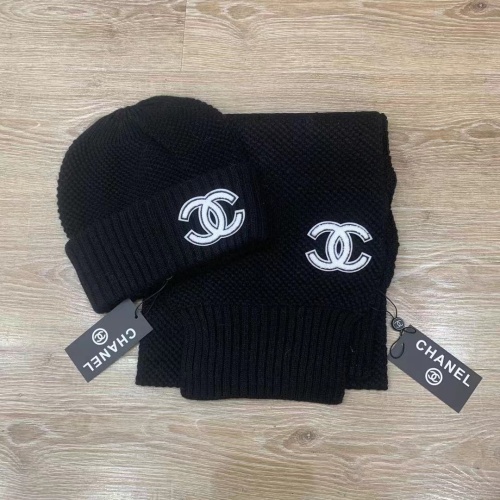 Chanel Hat and Scarf Set #1265284 $45.00 USD, Wholesale Replica Chanel Hat and Scarf and Glove Set