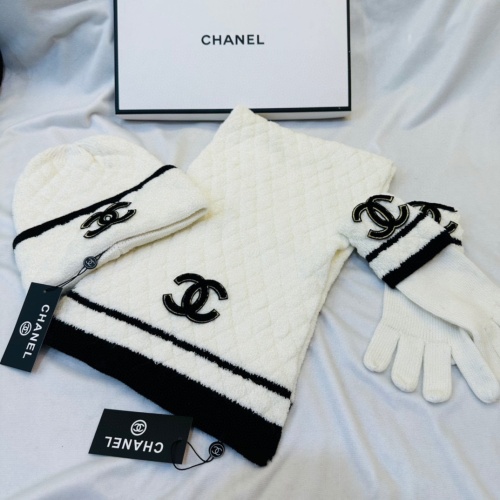 Chanel Hat and Scarf and Glove Set #1265285 $72.00 USD, Wholesale Replica Chanel Hat and Scarf and Glove Set