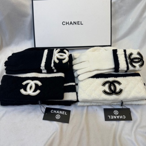 Replica Chanel Hat and Scarf and Glove Set #1265285 $72.00 USD for Wholesale