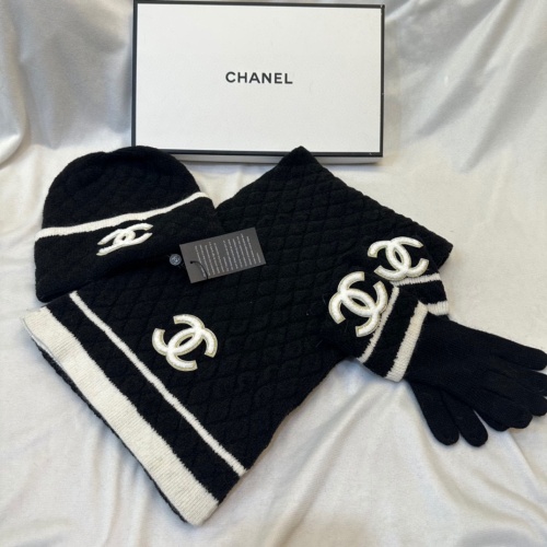 Chanel Hat and Scarf and Glove Set #1265286 $72.00 USD, Wholesale Replica Chanel Hat and Scarf and Glove Set