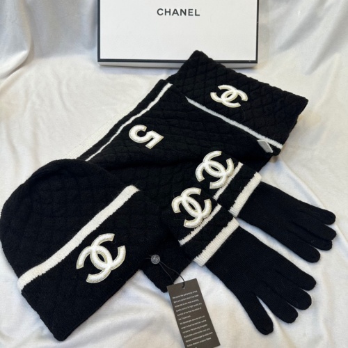 Replica Chanel Hat and Scarf and Glove Set #1265286 $72.00 USD for Wholesale