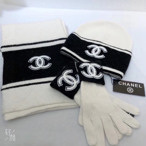 Chanel Hat and Scarf and Glove Set #1265287 $72.00 USD, Wholesale Replica Chanel Hat and Scarf and Glove Set