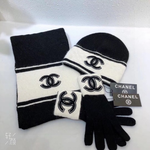 Chanel Hat and Scarf and Glove Set #1265288 $72.00 USD, Wholesale Replica Chanel Hat and Scarf and Glove Set