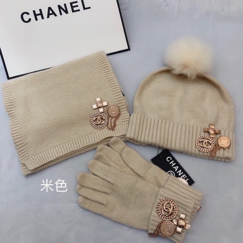 Chanel Hat and Scarf and Glove Set #1265290 $76.00 USD, Wholesale Replica Chanel Hat and Scarf and Glove Set