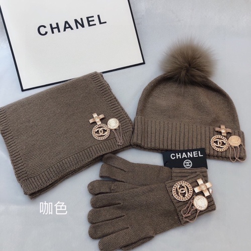 Chanel Hat and Scarf and Glove Set #1265291 $76.00 USD, Wholesale Replica Chanel Hat and Scarf and Glove Set