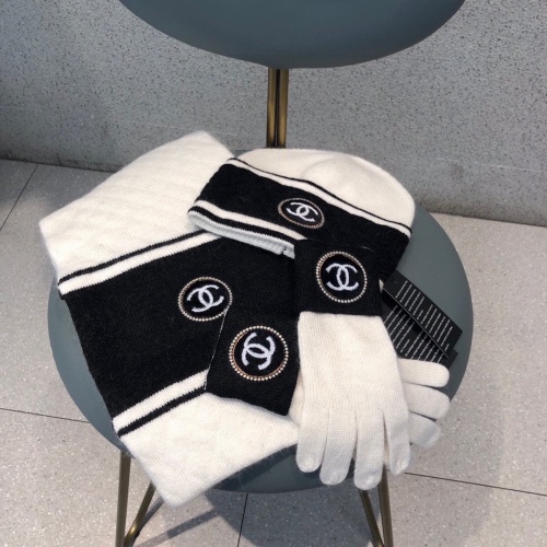 Chanel Hat and Scarf and Glove Set #1265295 $76.00 USD, Wholesale Replica Chanel Hat and Scarf and Glove Set