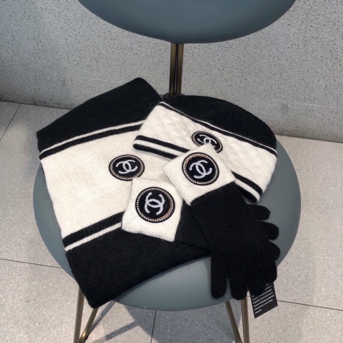 Chanel Hat and Scarf and Glove Set #1265296 $76.00 USD, Wholesale Replica Chanel Hat and Scarf and Glove Set