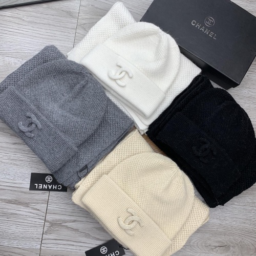 Replica Chanel Hat and Scarf Set #1265303 $52.00 USD for Wholesale