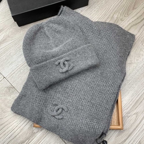 Chanel Hat and Scarf Set #1265305 $52.00 USD, Wholesale Replica Chanel Hat and Scarf and Glove Set