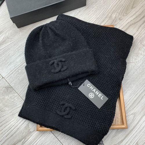 Chanel Hat and Scarf Set #1265306 $52.00 USD, Wholesale Replica Chanel Hat and Scarf and Glove Set