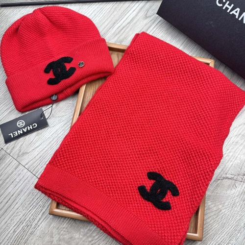 Chanel Hat and Scarf Set #1265309 $52.00 USD, Wholesale Replica Chanel Hat and Scarf and Glove Set