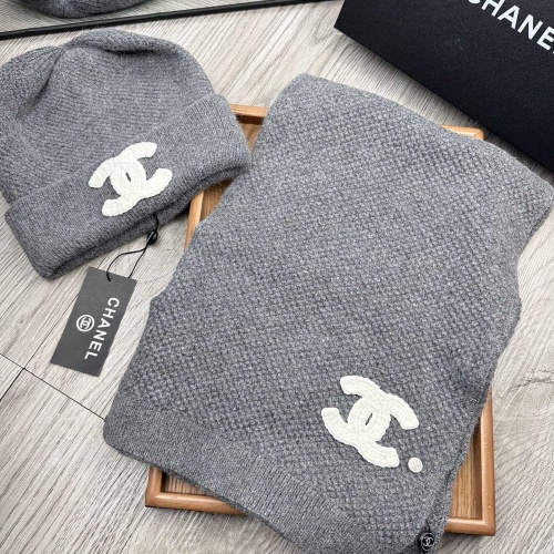 Chanel Hat and Scarf Set #1265310 $52.00 USD, Wholesale Replica Chanel Hat and Scarf and Glove Set