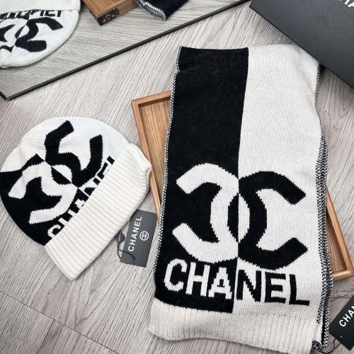 Chanel Hat and Scarf Set #1265312 $52.00 USD, Wholesale Replica Chanel Hat and Scarf and Glove Set