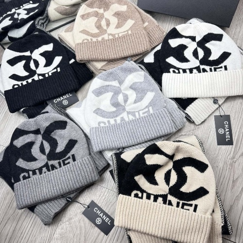 Replica Chanel Hat and Scarf Set #1265312 $52.00 USD for Wholesale