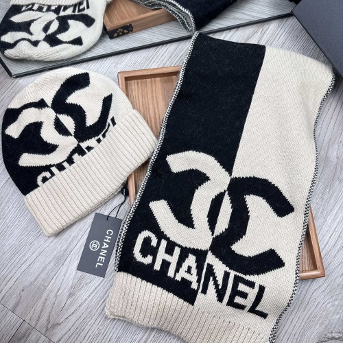 Chanel Hat and Scarf Set #1265314 $52.00 USD, Wholesale Replica Chanel Hat and Scarf and Glove Set