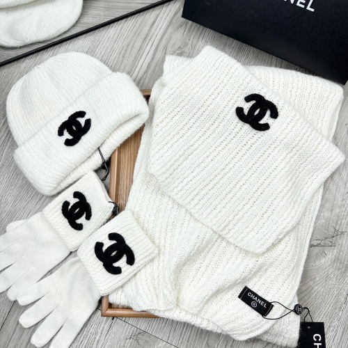 Chanel Hat and Scarf and Glove Set #1265328 $72.00 USD, Wholesale Replica Chanel Hat and Scarf and Glove Set