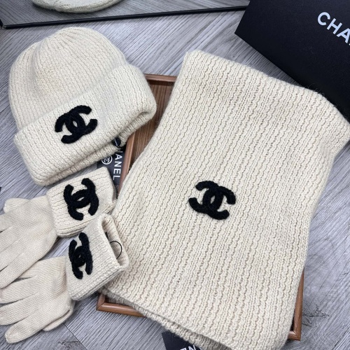 Chanel Hat and Scarf and Glove Set #1265329 $72.00 USD, Wholesale Replica Chanel Hat and Scarf and Glove Set