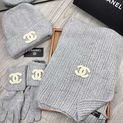 Chanel Hat and Scarf and Glove Set #1265330 $72.00 USD, Wholesale Replica Chanel Hat and Scarf and Glove Set