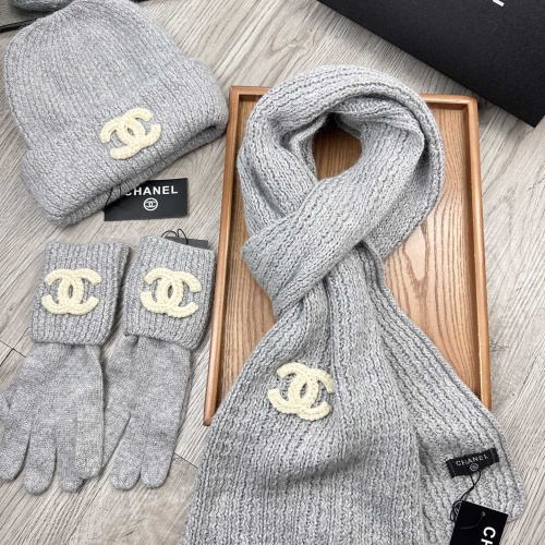 Replica Chanel Hat and Scarf and Glove Set #1265330 $72.00 USD for Wholesale