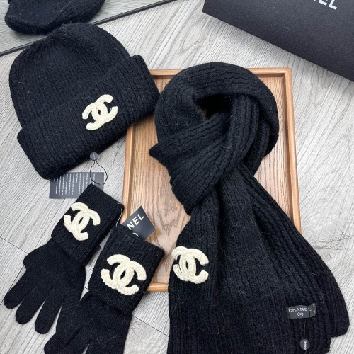 Replica Chanel Hat and Scarf and Glove Set #1265331 $72.00 USD for Wholesale