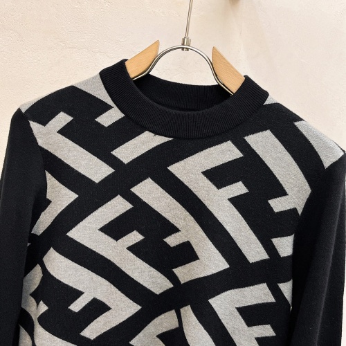 Replica Fendi Sweaters Long Sleeved For Unisex #1265583 $92.00 USD for Wholesale