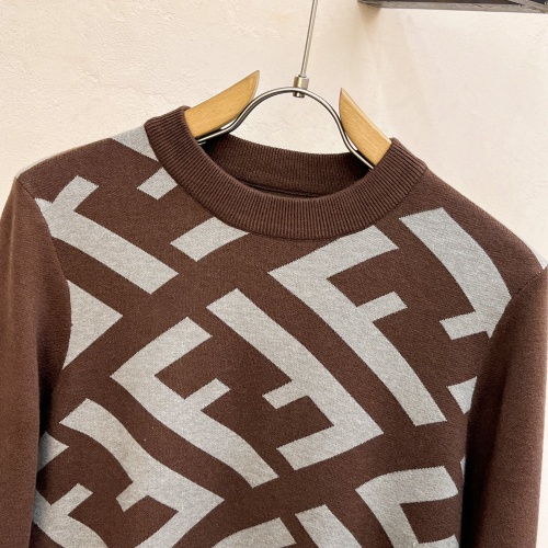 Replica Fendi Sweaters Long Sleeved For Unisex #1265585 $92.00 USD for Wholesale