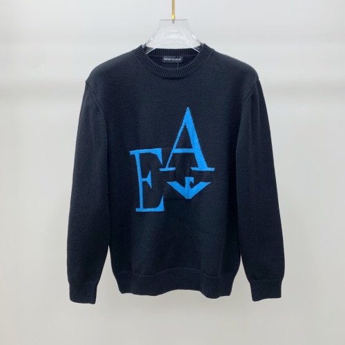 Armani Sweaters Long Sleeved For Unisex #1265616 $85.00 USD, Wholesale Replica Armani Sweaters