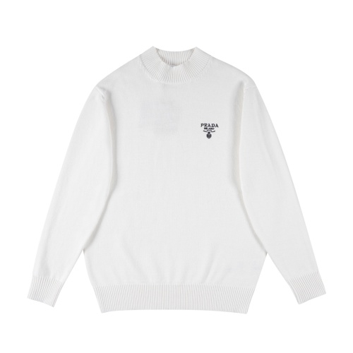 Prada Sweater Long Sleeved For Unisex #1265686 $64.00 USD, Wholesale Replica Prada Sweater