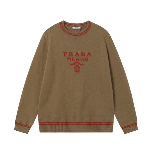 Prada Sweater Long Sleeved For Unisex #1265690 $52.00 USD, Wholesale Replica Prada Sweater