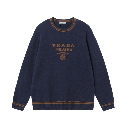 Prada Sweater Long Sleeved For Unisex #1265691 $52.00 USD, Wholesale Replica Prada Sweater