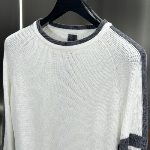 Replica Thom Browne TB Sweaters Long Sleeved For Unisex #1265695 $72.00 USD for Wholesale