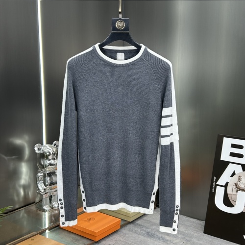 Thom Browne TB Sweaters Long Sleeved For Unisex #1265696 $72.00 USD, Wholesale Replica Thom Browne TB Sweaters