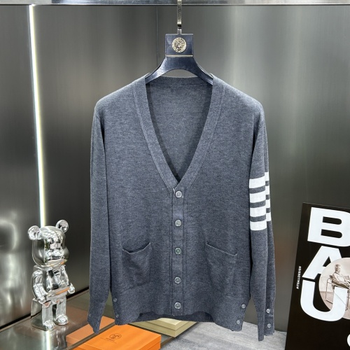 Thom Browne TB Sweaters Long Sleeved For Unisex #1265701 $76.00 USD, Wholesale Replica Thom Browne TB Sweaters