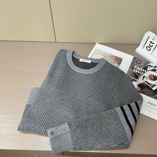 Replica Thom Browne TB Sweaters Long Sleeved For Unisex #1265707 $52.00 USD for Wholesale