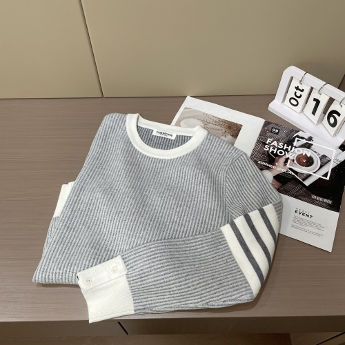 Replica Thom Browne TB Sweaters Long Sleeved For Unisex #1265708 $52.00 USD for Wholesale