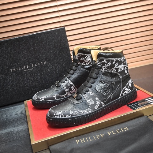 Philipp Plein PP High Tops Shoes For Men #1265784 $105.00 USD, Wholesale Replica Philipp Plein PP High Tops Shoes