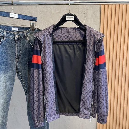 Replica Gucci Jackets Long Sleeved For Unisex #1265866 $130.00 USD for Wholesale