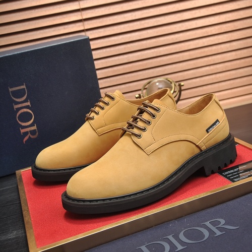 Christian Dior Leather Shoes For Men #1265907 $100.00 USD, Wholesale Replica Christian Dior Leather Shoes