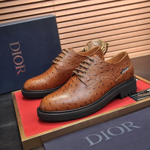 Christian Dior Leather Shoes For Men #1265912 $100.00 USD, Wholesale Replica Christian Dior Leather Shoes