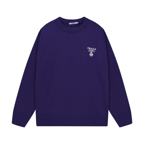 Prada Sweater Long Sleeved For Unisex #1265922 $64.00 USD, Wholesale Replica Prada Sweater