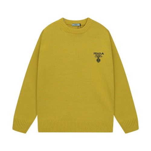 Prada Sweater Long Sleeved For Unisex #1265923 $64.00 USD, Wholesale Replica Prada Sweater