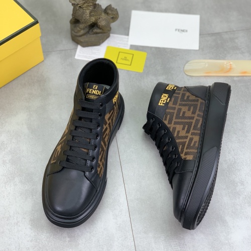 Fendi High Tops Casual Shoes For Men #1266039 $80.00 USD, Wholesale Replica Fendi High Tops Casual Shoes