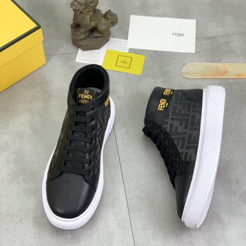 Fendi High Tops Casual Shoes For Men #1266040 $80.00 USD, Wholesale Replica Fendi High Tops Casual Shoes