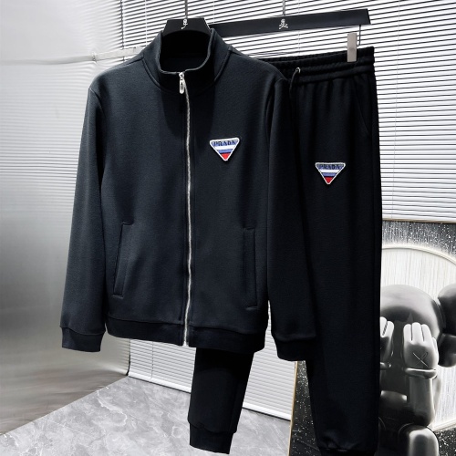 Prada Tracksuits Long Sleeved For Men #1266041 $105.00 USD, Wholesale Replica Prada Tracksuits