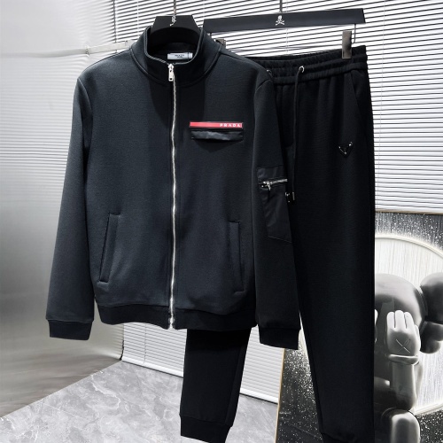 Prada Tracksuits Long Sleeved For Men #1266045 $105.00 USD, Wholesale Replica Prada Tracksuits