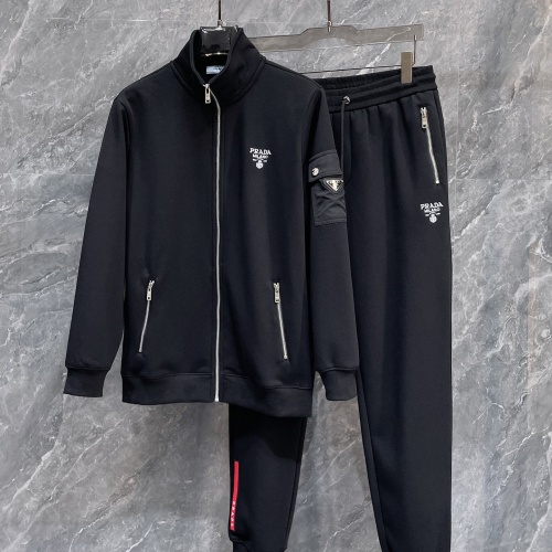 Prada Tracksuits Long Sleeved For Men #1266049 $158.00 USD, Wholesale Replica Prada Tracksuits