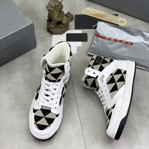 Prada High Top Shoes For Men #1266062 $108.00 USD, Wholesale Replica Prada High Top Shoes