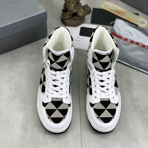 Replica Prada High Top Shoes For Men #1266062 $108.00 USD for Wholesale